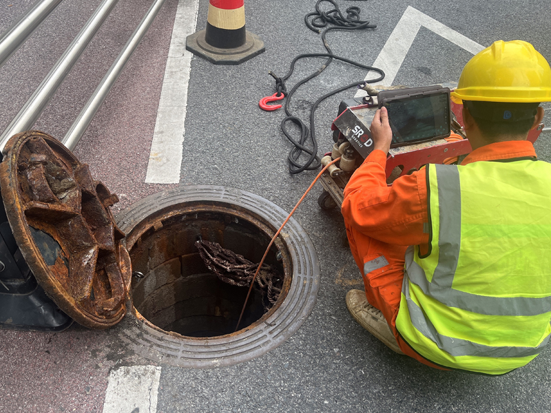 察哈尔路市政管道内窥检测